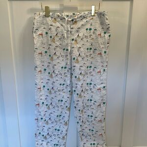 Tory Burch Pajama Pants, Size XL, Rare!!